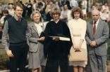 [Photo: Roelof Tanya's Graduation 1985]