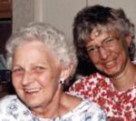 [Photo: Titia with daugther Tanya]