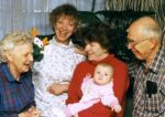 [Photo: Tanya Christmas with family 1993]